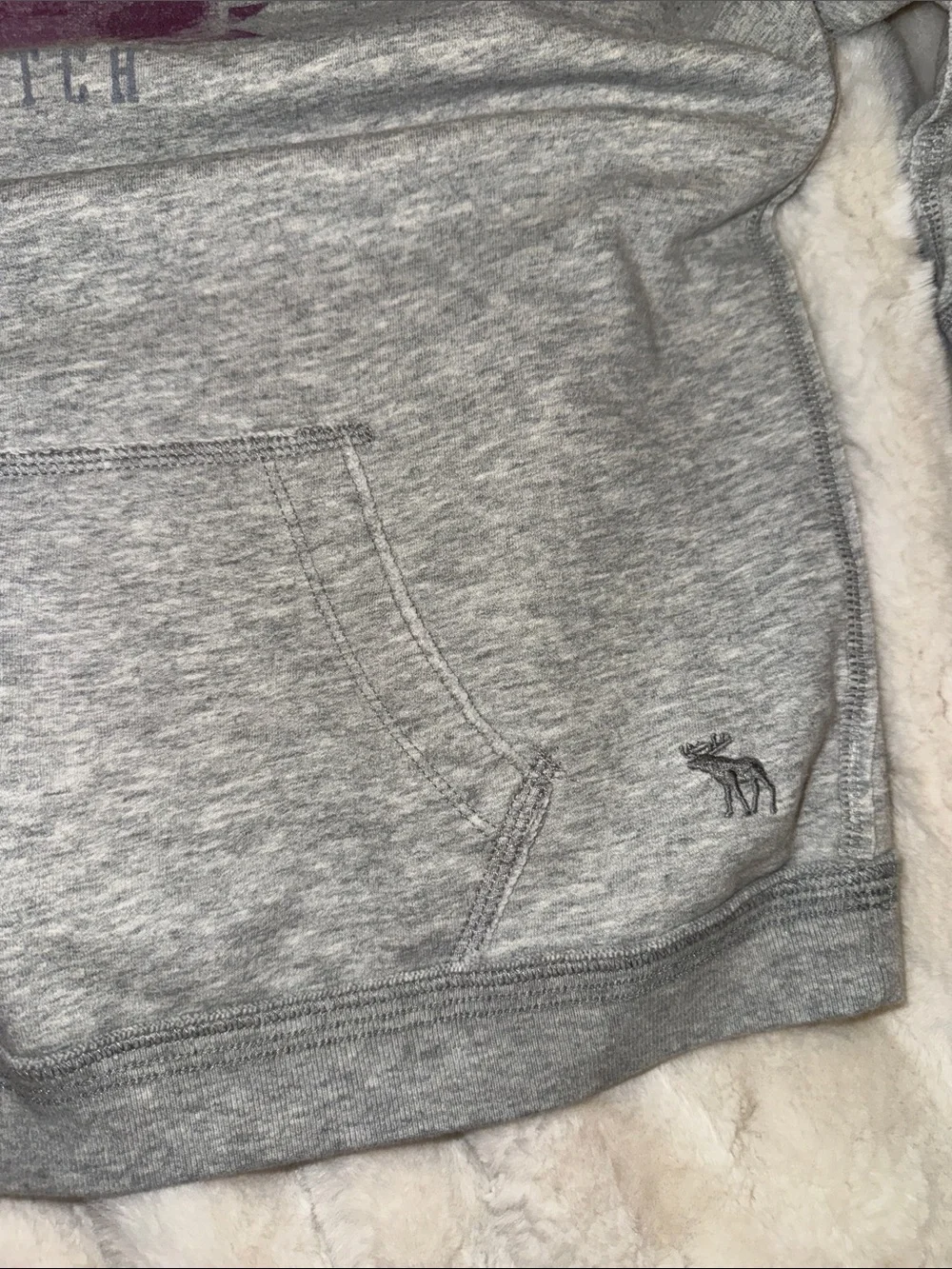 Abercrombie & Fitch light heather